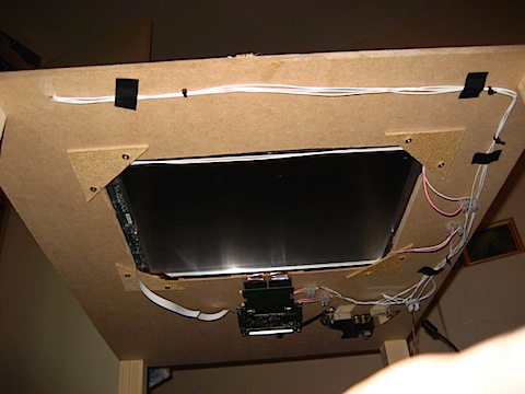 Underside of the table